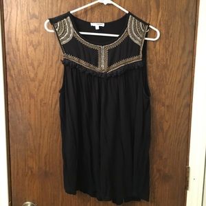 Sonoma Black Sleeveless Tank Top
